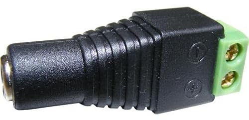 electrical4all DC Power Connector 5.5mm x 2.1mm 12V 24V Power Jack Socket for Led Strip CCTV Security Camera Cable Wire Ends 10Pcs Plug Adapter (25)