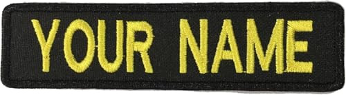 Personliga namnlappar, anpassade broderade strykjärn på namnetikett, broderade militära namnlappar för hundsele, västar, ryggsäckar, jackor (1 st)