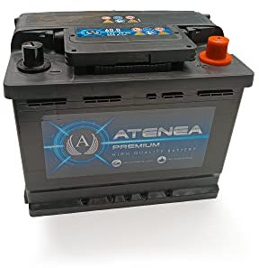 Batería de Coche, Atenea Premium AT500, 60Ah, 12V, 540 A, Standard, Para vehiculos sin sistema Start-Stop