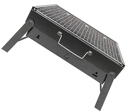 Sosoport Holzkohlegrill Aus Tragbar Und Faltbar Kompakter Mini-grill Für Outdoor-barbecue Leicht Zu Montieren Und Anzuwenden Für Camping Und Angeltouren