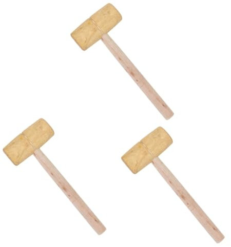 UKCOCO 3st Lederhammer Zimmermannswerkzeuge Lederwerkzeuge Hämmer Hammer Hammer Campinghammer Zimmermannshammer Schmuck Hammer Holz Meißelhammer Klein