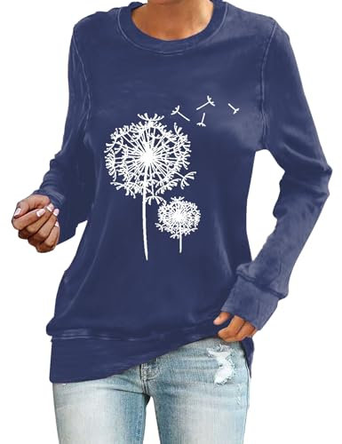 Womens Sweatshirts Size 16 Matching Christmas Jumpers Warm Jumpers Plus Size Clothing for Women Denim Jacket Hoodie Women Black Shirt Womens Women's Fur Hood Coat (Navy, M)