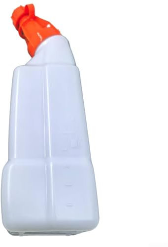 Gdfnmogo Contenedor de mezcla de combustible y aceite de 1 litro para maquinaria de jardín de 2 tiempos, múltiples opciones de relación, diseño de amplia compatibilidad de marca con sello seguro