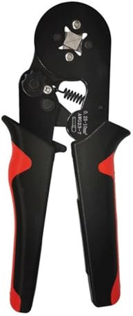 Outils de sertissage Pince Électrique Terminale Ensemble D'outils À Main Professionnel 0.08-16mm2 28-5AWG Pince À Sertir Rapide Outil De Sertissage De Fil Électrique Bricolage(AWG 23-7 Red Black)
