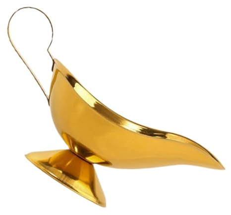 VALICLUD Barchetta per Sugo in Acciaio Inox, 85ml, Oro, Elegante | Uso Multiuso, Servizio Facile e Robusto, per Riunioni Familiari e Pasti Domestici, Design Semplice