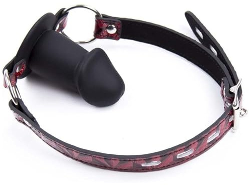 JiXGzAo Bavaglio Bondage Gag SM Gioco Bocca Plug Dildo Bavaglio BDSM Bavaglio Sesso Estremo Per Donna Contenzione Dildo Gag Fetish Palla Gag In Silicone Bocca Giocattolo Del Sesso Bocca Bondage