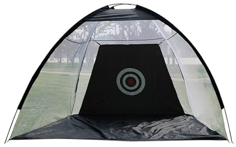 Golf Practice Net for Garden, Golf Practice Hitting Training Aids for Backyard Indoor & Outdoor (1 x Tent, 1 x Target Cloth, 4 x Tent Stake, 1 x Storage Bag)