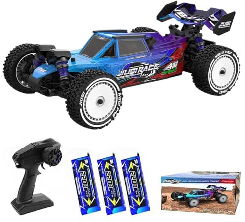 Teeggi Fjärrstyrd bil för vuxna 100 km/h maximal hastighet 1/12 borstlös RC-bil med 3S-batteri höghastighets Offroad Drift racerbil 4WD off Road Race Buggy