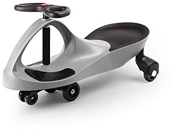 Didicar Graues Rutschauto | Aufsitz-Scooter für Kinder | Balancier-Spielzeugautos mit Sitz & Lenkrad | Kleinkind-Geschenke für Jungen & Mädchen ab 3 Jahren | Fahrzeuge für drinnen & draußen