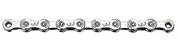 BBB Cycling PowerLine 12-Speed Cycling Chain Fahrradkette mit SmartLink QuickLink Inklusive Fahrradkette für Campagnolo Shimano SRAM Fahrradkette für 12-Fach-Kettenfahrräder 126 Links BCH-122