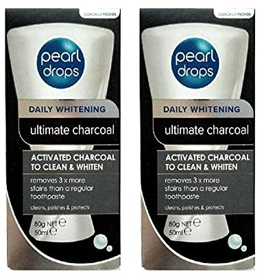 multiple Pearl Drops Toothpaste 50Ml Ultimate Charcoal 50ml | Pack of 2
