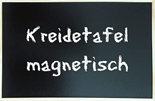 Kreidetafel magnetisch mit Holzrahmen (60 x 80 cm) Maltafel Schultafel