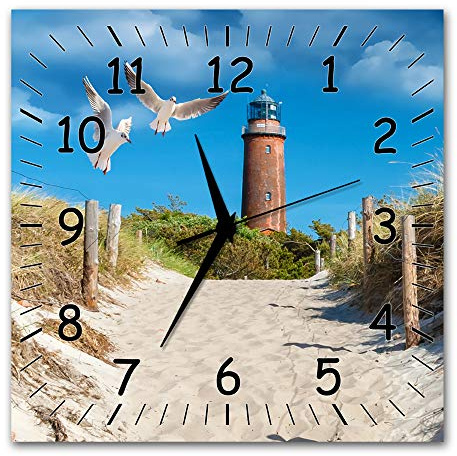 Bilder-Manufaktur BM wahlweise Funkwanduhr ODER Quarzwanduhr Funkwanduhren Funkuhr Wanduhr Funk ODER Quarz kein Ticken lautlos geräuschlos leise modern ohne Tickgeräusche MF10-9341-quarz