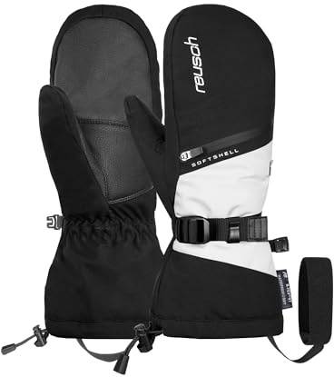 Reusch Ski-Fäustlinge für Damen | sehr warm & wasserdicht mit Langer Stulpe | winddichte & atmungsaktive Winterhandschuhe, für Ski, Outdoor & Freizeit, Größe 6-8,5, Demi R-TEX XT Mitten