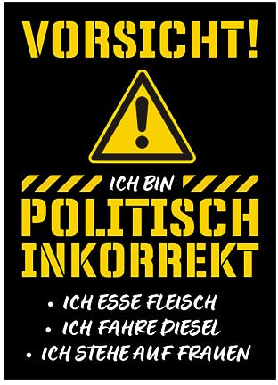 Generisch Diesel Aufkleber lustig politisch inkorrekt 5X Sticker Anti Veganer Männlichkeit
