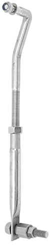 Kit Collegamento Sterzo Fuoribordo, Tirante dello Sterzo del Motore Fuoribordo, Universale in Acciaio Inossidabile Regolabile 265‑315 Mm per Motore Fuoribordo 15 a 200