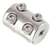 Morsetti per Fune 1 pz 8mm Heavy Duty Anello Rotondo Morsetto Wire Rope Grip Arresto Doppio Perno Cavo di Sospensione Cavo Clip con Bulloni esagonali Morsetti per I Cavi