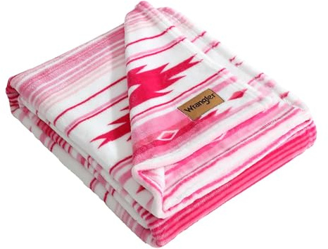 Wrangler - Soft Plush Throw Blanket for Bed & Couch, 50 x 60