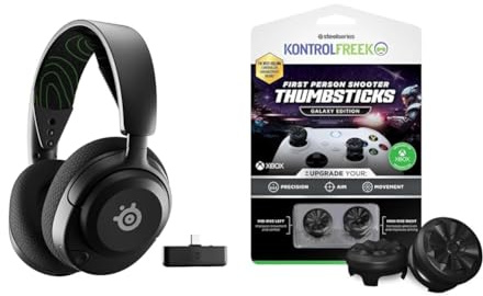 SteelSeries Arctis Nova 5X Wireless Xbox Gaming Headset + KontrolFreek FPS Freek Galaxy Black für Xbox One und Xbox Series X Controller