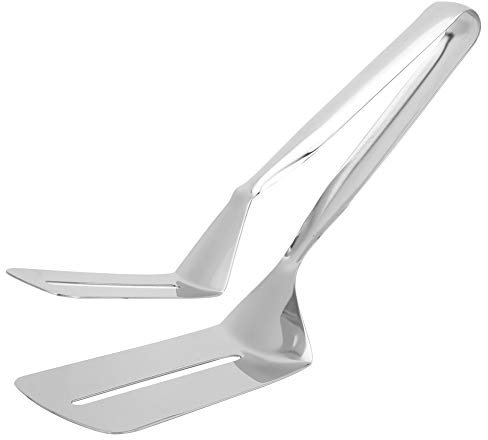 Clip de Filete de Acero Inoxidable y Pinzas de Barbacoa - Herramienta de Cocción Versátil para Asar, Servir y Girar de Alimentos - Gadget de Cocina Segura para Lavavajillas