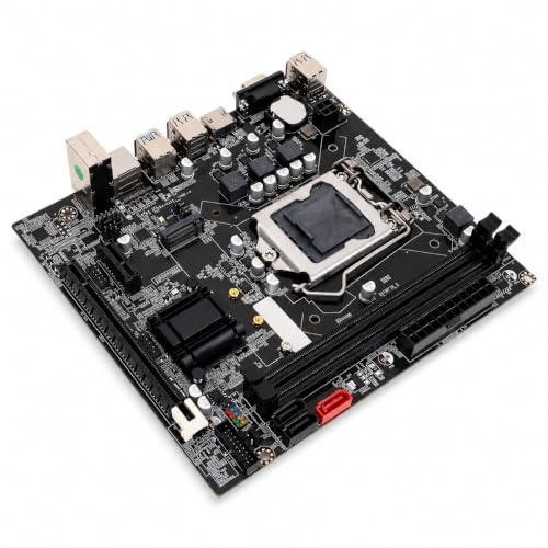 Carte Mère LGA 1155 B75, Carte d'Ordinateur Prise en Charge DDR3 16 Go M.2 NVME NGFF ATA 3.0 VGA HD pour Processeurs Core i3 i5 i7 Xeon E3 V2