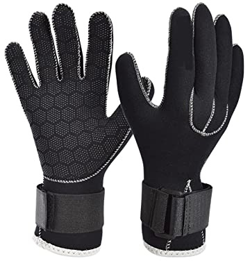 YFDGD Guanti Nuoto Guanti da immersione in neoprene 3 mm Riscaldamento invernale Uomo; Donna; s Muta antiscivolo Nuoto subacqueo for lo snorkeling Accessori for il nuoto(M)