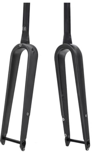 Fourche Gravel 700C Carbone Rigide Axe Traversant Conique 1-1/2 12X100mm Déport 50mm Pneus Maximum 45C
