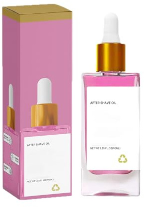 Erdbeer-Vanille Aftershave-Öl – schnell einziehend und intensiv feuchtigkeitsspendend – vegane Formel – beugt eingewachsenen Haaren vor und beruhigt die Haut – ideal für Männer und Frauen.