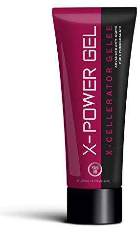 X-Power Gel Tanning Sunbed Lotion Accelerator Fast Absorbing Tanning Gel with Hemp & Vitamin E Deep Long-Lasting Tan Tingle-Free Pomegranate Fragrance For All Skin Types | 250ml
