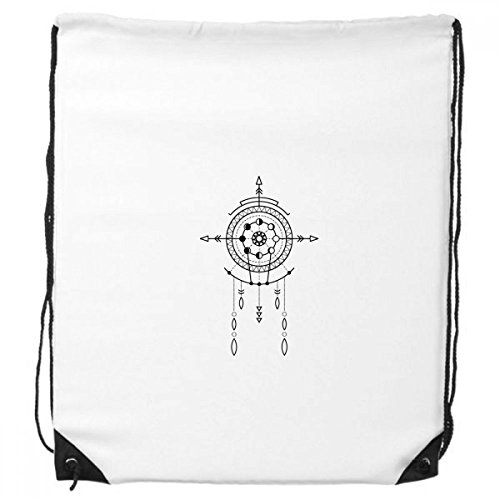 Universum totemmönster geometri dragsko ryggsäck shopping present sportväskor