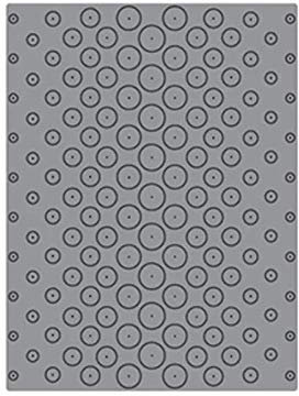 Half Tone Dots Cover Dies for Card Making Rectangular Background Frame Metal Cutting Dies for DIY Scrapbooking Paper Crafting Embossing Stencil Die Cuts Punch Template Handmade Crafts Album Decor