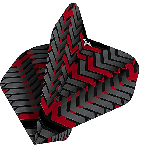 Mission Darts Vex | 100 Mikron Premium Extra Starke UV Dart Flights in Standard Nr. 2 Form, mehrere Setgrößen, mehrere Farben