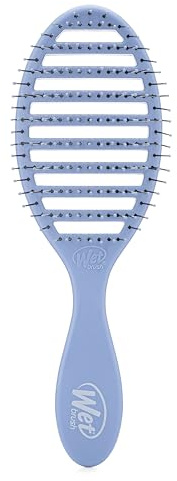 Wet Brush Speed Dry Hair Brush - Sky Blue - Vented Design and Ultra Soft HeatFlex Bristles Are Blow Dry Safe With Ergonomic Handle Manages Tangle and Uncontrollable Hair - Pain-Free