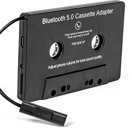 MOOKEENONE Adaptateur cassette audio Bluetooth pour smartphone