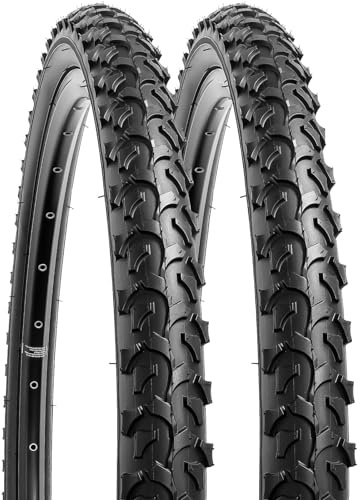 YunSCM 2Pcs Faltbare 26 Zoll Fahrradreifen 26x2.10 Mantel 54-559 kompatibel 26x2.0 26x2.10 26x2.125 Stadt/Straße/Mountainbike Reifen