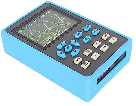 Oscilloscopio Digitale, Multimetro per Oscilloscopio Portatile con Larghezza di Banda da 120 MHz Ad Alto Campionamento a 2 Canali per il Debug di Mcu