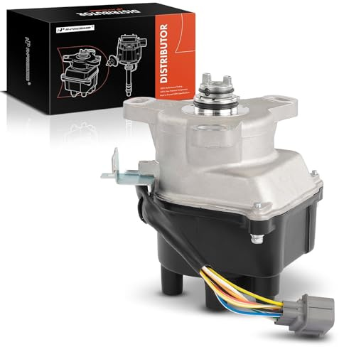 A-Premium Ignition Distributor with Cap and Rotor Compatible with Honda Civic 1999-2000 1.6L