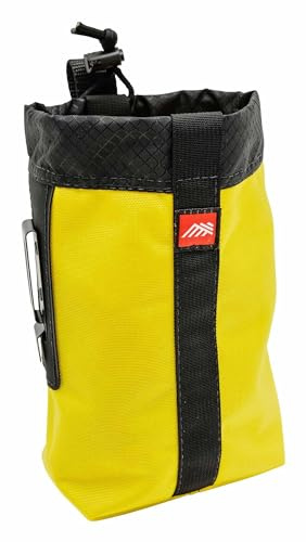 Diamondback DB Sax Werkzeugtasche mit Gürtelclip – modulare Clip-On-Tasche für Gürtel, Westen und Paneele – ideal für Tischler und Elektriker (Gelb mit schwarzem Gurtband)