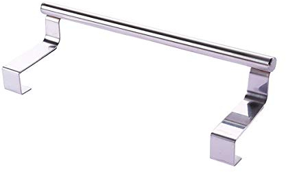 Handtuchhalter für die Heizung über der Tür des Küchenschranks, Handtuchständer, Aufhänger, silberner Raum, Aluminium, zum Aufhängen an der Wand eines Handtuchschranks Vision