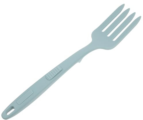 MAGICLULU Silicone Cooking Fork Pasta Server Fork Reusable Ergonomic Salad Mixing Home Kitchen Supply