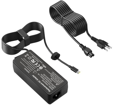 65 W USB C Typ C Schnellladung Universal-Ladegerät für Laptops kompatibel mit HP, Dell, Lenovo, Acer, Asus, Samsung, Google Serie Netzkabel Adapter