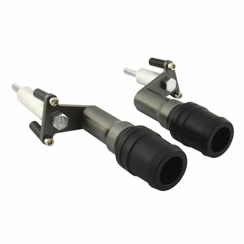Absturzsicherung Motorrad Sturzpads Schutz Crash Pad Spule Verkleidung Fallen Schutz For KAWASAKI Ninja 400 / Z400 2018-2022 Upgrade-Teile ersetzen(Titanium)