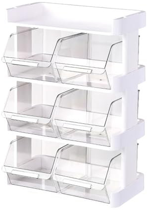 Caja de almacenamiento de plástico multicapa para cápsulas de café y aperitivos de oficina
