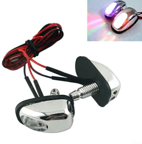 Boquilla de lavado de parabrisas de coche con luz LED con doble pulverización para mayor visibilidad
