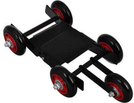 ETHZZLE Motorrad-reifen-transporter Metall-notfall-booster 5-rad-bewegungswerkzeug Reifenpannen-abzieher Kompakter-dreirad-roller Für Motorrad-dreirad