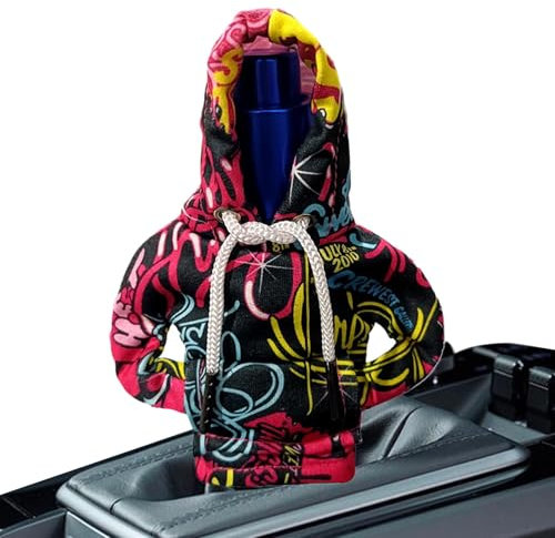 Gear Stick Hoodie, Gear Shift Hoodie - Auto-Shifter-Dekoration - Rutschfeste Gangschaltungs-Hoodie-Schaltknaufabdeckung, Innendekoration für Autozubehör