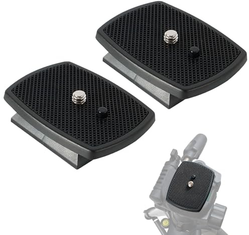 VZU 2 STK 43mm Kamera Schnellwechselplatte Stativ Schnellwechselplatte für Sony VCT-D580RM VCT-D680RM VCT-R640 D680 D580, Stativ Mount Adapter (Schwarz)