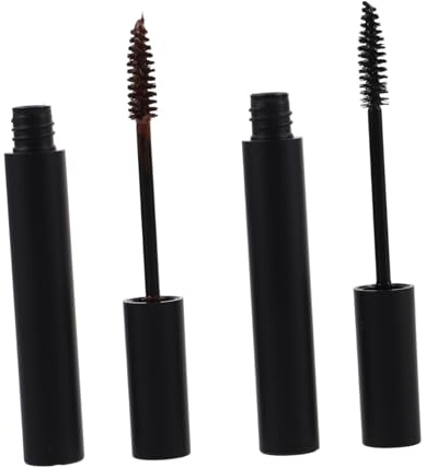 SHERCHPRY Kit Coloration Temporaire Barbe Sourcils 2 Pièces Usage Unique Noir Et Marron Pinceau Précision Homme Soin Visage Mode Quotidienne