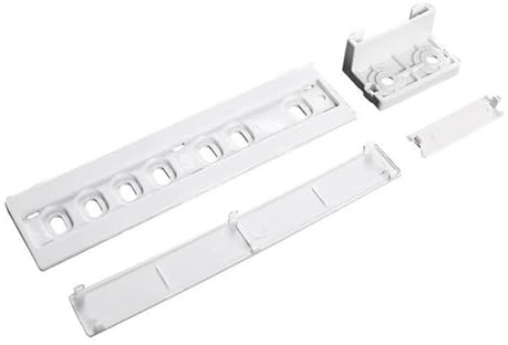 Glissières réglables pour économiser de l'espace pour porte de réfrigérateur Installation facile Guide coulissant Kit de montage de porte de congélateur