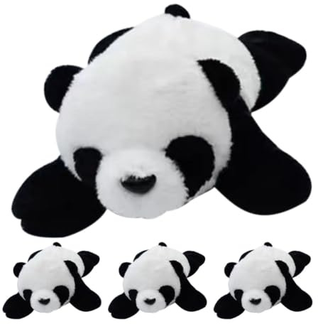 ULTECHNOVO Imanes de Nevera Panda de Peluche 4 Piezas Tamaño Pequeño Decoración Magnética para Cocina Oficina Dormitorio Hogar Accesorios Frigoríficos